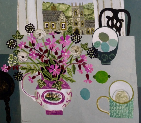 Pink Campion and Green Cup