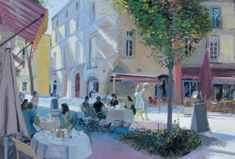 David Rycroft, 'La Coquille, Montpellier', 90 x 150 cm, oil on canvas, £5,500   