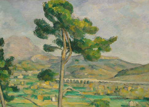 Cezanne, 'La Montage Sainte-Victoire vue de Montbriand', 1882-85, 65.5 x 81.7 cm, oil on canvas, The Metropolitan Museum of Art, New York